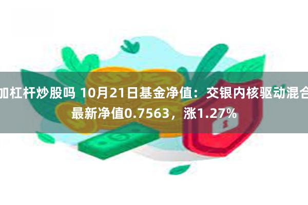 加杠杆炒股吗 10月21日基金净值：交银内核驱动混合最新净值0.7563，涨1.27%