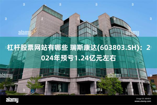 杠杆股票网站有哪些 瑞斯康达(603803.SH)：2024年预亏1.24亿元左右