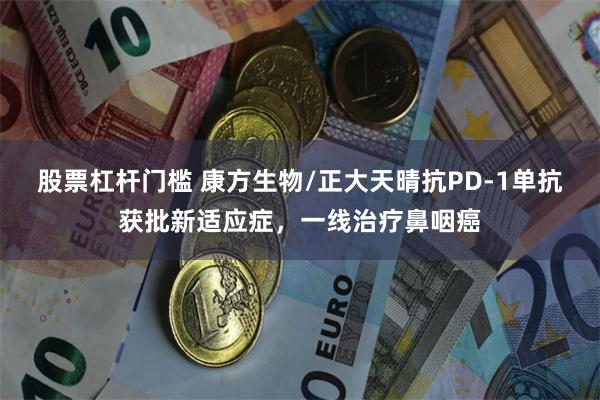 股票杠杆门槛 康方生物/正大天晴抗PD-1单抗获批新适应症，一线治疗鼻咽癌