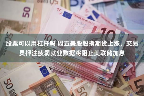 股票可以用杠杆吗 周五美股股指期货上涨，交易员押注疲弱就业数据将阻止美联储加息